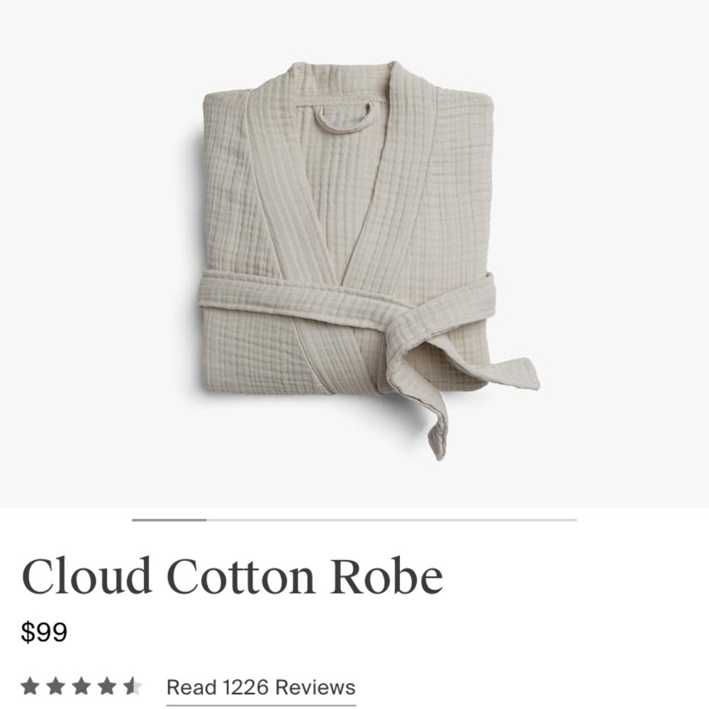 Cloud Cotton Robe